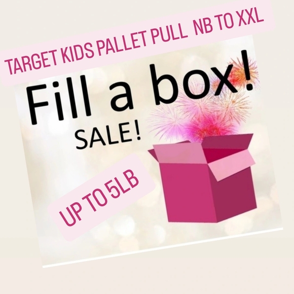 Target Kids Fill A Box - Up To 5lb Pallet Pull XS to XXL - Picture 2 of 3